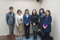 Group photo with Ms Lin Jin (left 3) after the visit.